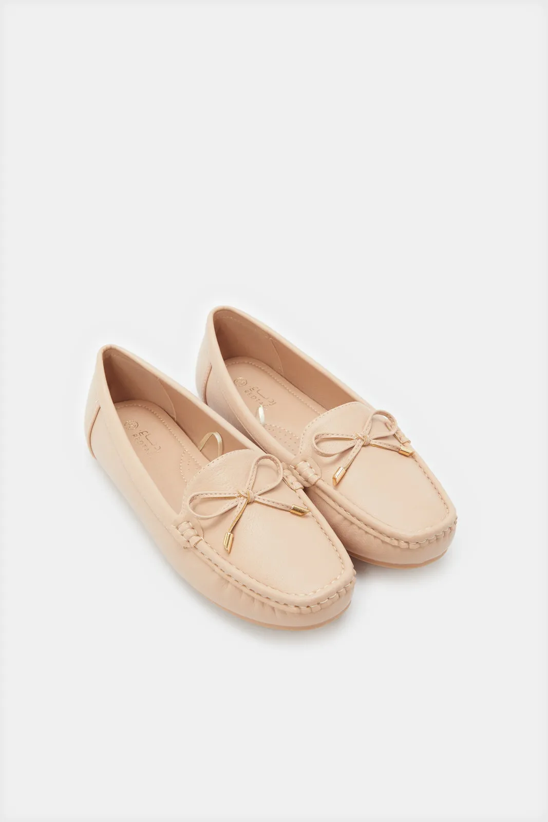 Women Beige Moccasin