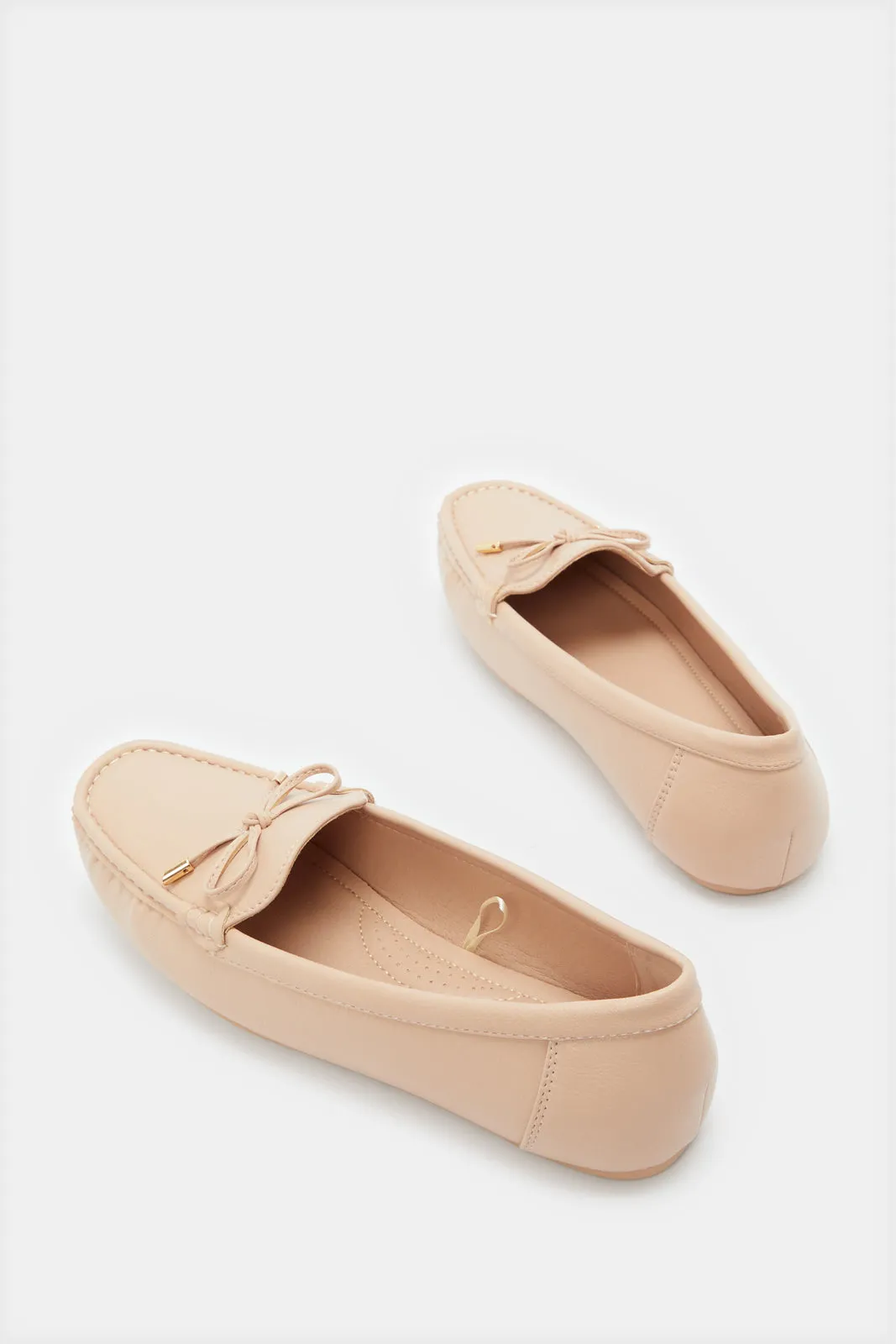 Women Beige Moccasin
