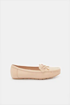 Women Beige Moccasin